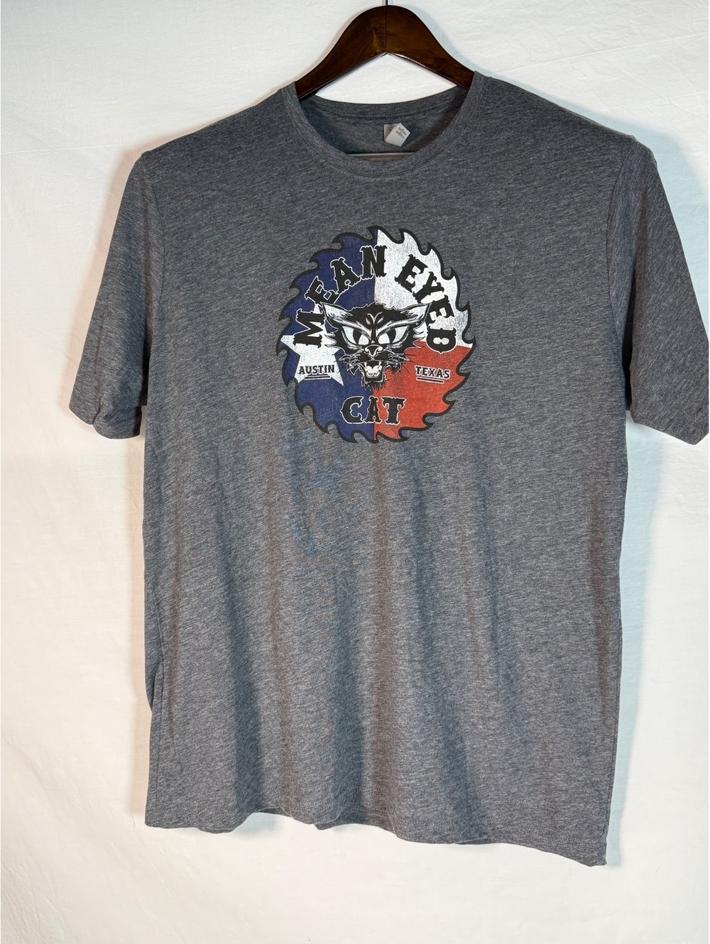 Mean Eyed Cat Austin Johnny Cash Bar Shirt XXL New